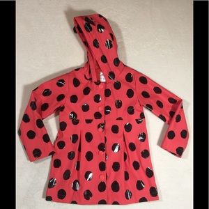 Lady Bug Girls Rain Coat  ~ 5T